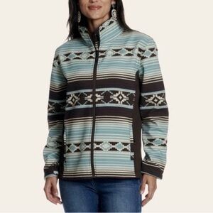 Women's Rockin C Aztec Softshell jacket, NWT